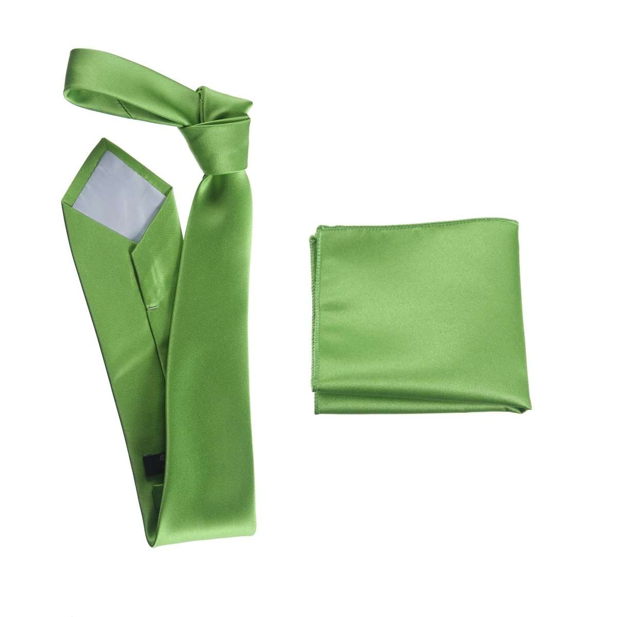 Self-Tie Windsor Necktie & Pocket Square Set | Over 30 Colors 