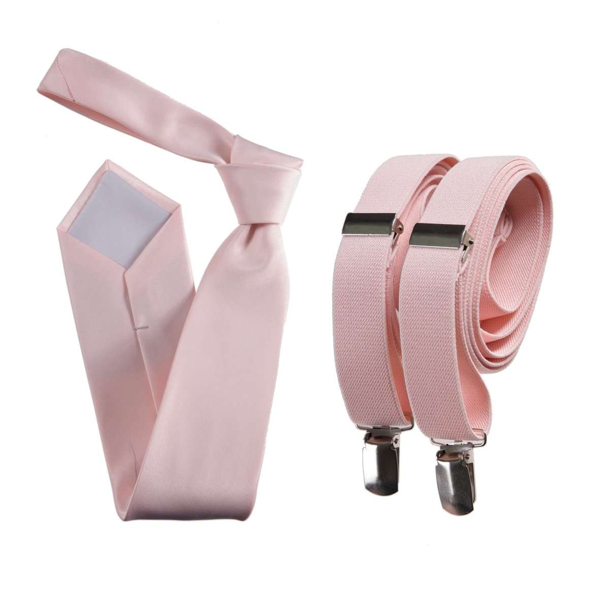 Self-Tie Windsor Necktie with Matching  Suspender - Tuxgear Inc. 