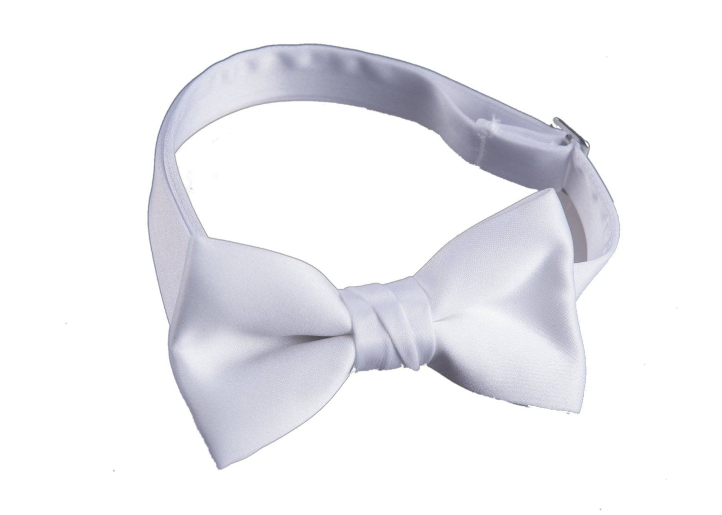 Solid Poly-Satin Bow Ties for Kids and Adults by Tuxedo Park - Tuxgear