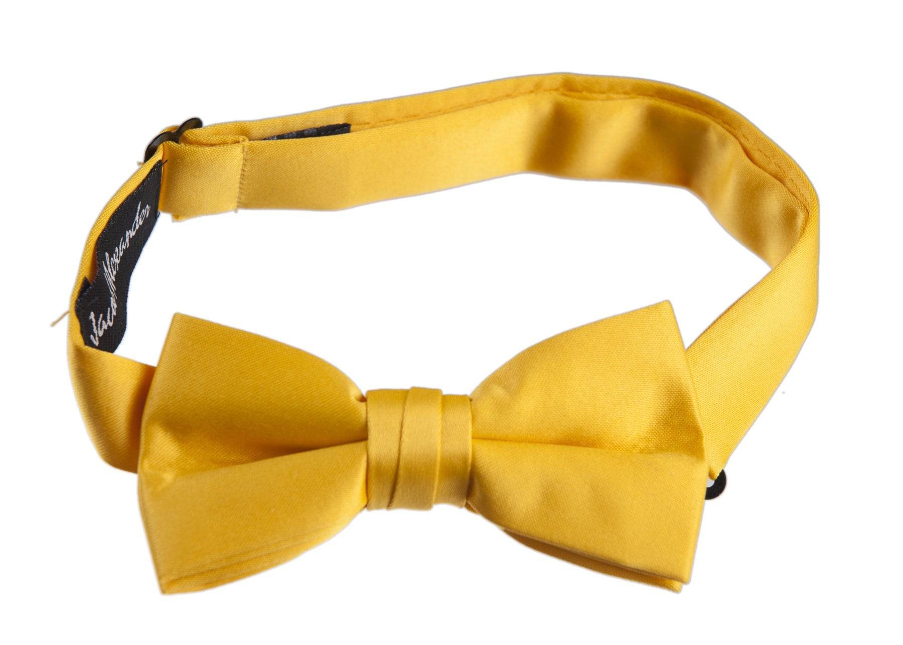 Solid Poly-Satin Bow Ties for Kids and Adults by Tuxedo Park - Tuxgear