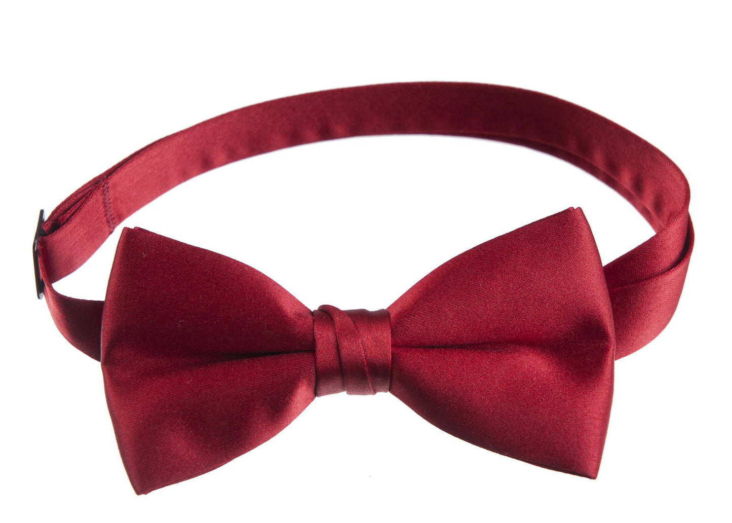 Solid Poly-Satin Bow Ties for Kids and Adults by Tuxedo Park - Tuxgear