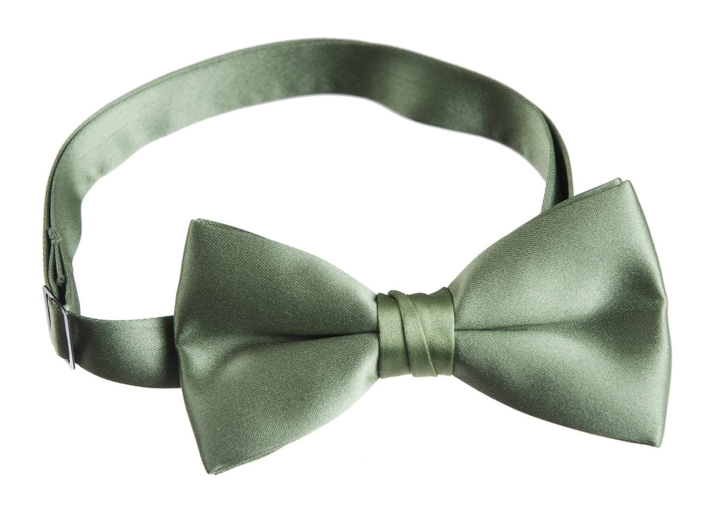 Solid Poly-Satin Bow Ties for Kids and Adults by Tuxedo Park - Tuxgear