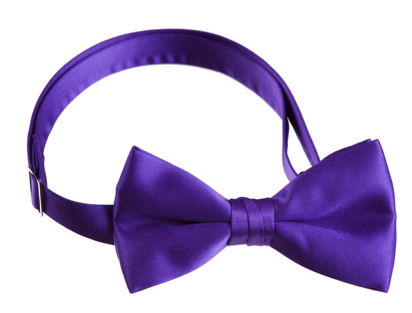 Solid Poly-Satin Bow Ties for Kids and Adults by Tuxedo Park - Tuxgear