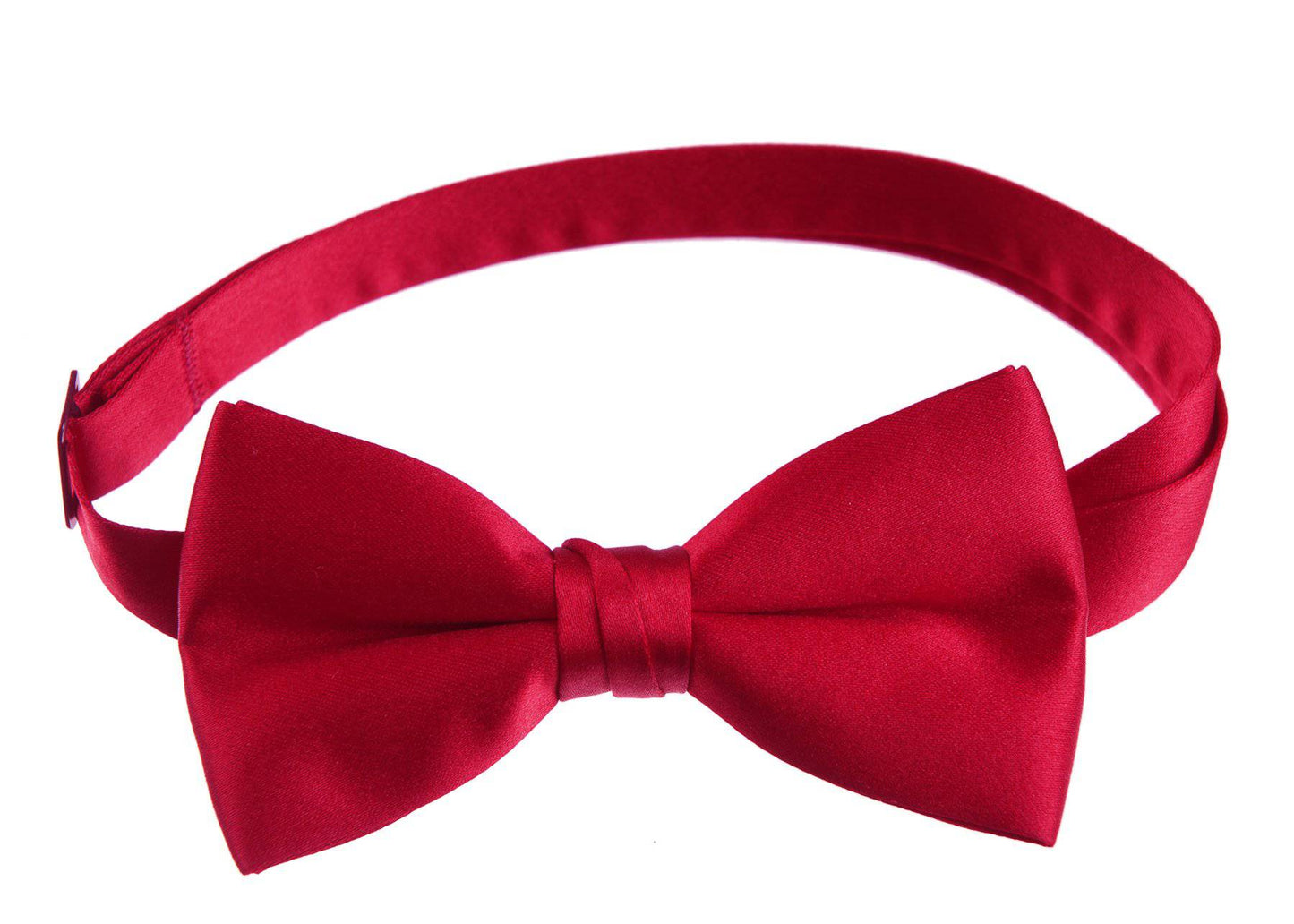 Solid Poly-Satin Bow Ties for Kids and Adults by Tuxedo Park - Tuxgear