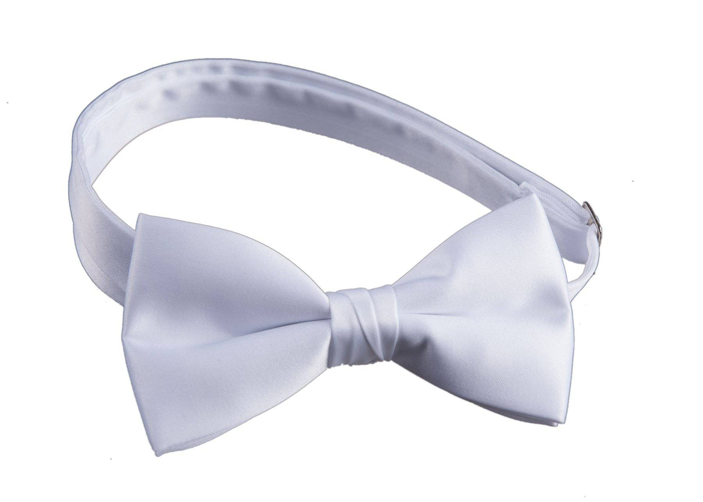 Solid Poly-Satin Bow Ties for Kids and Adults by Tuxedo Park - Tuxgear