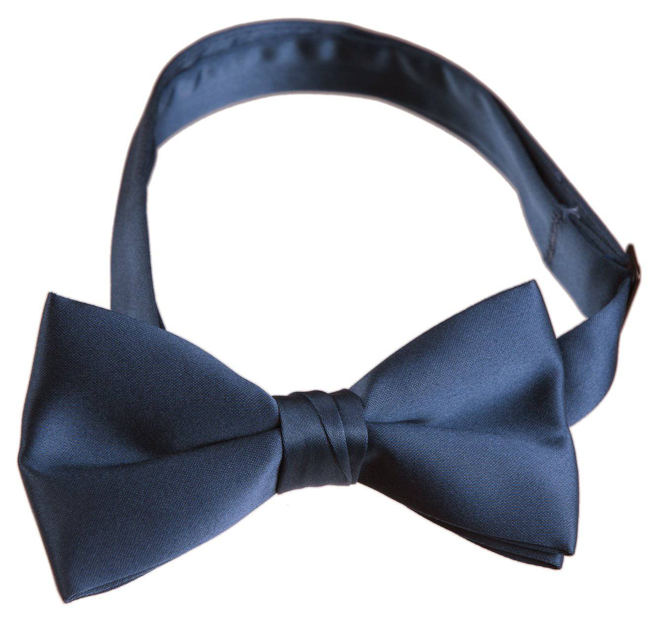 Solid Poly-Satin Bow Ties for Kids and Adults by Tuxedo Park - Tuxgear