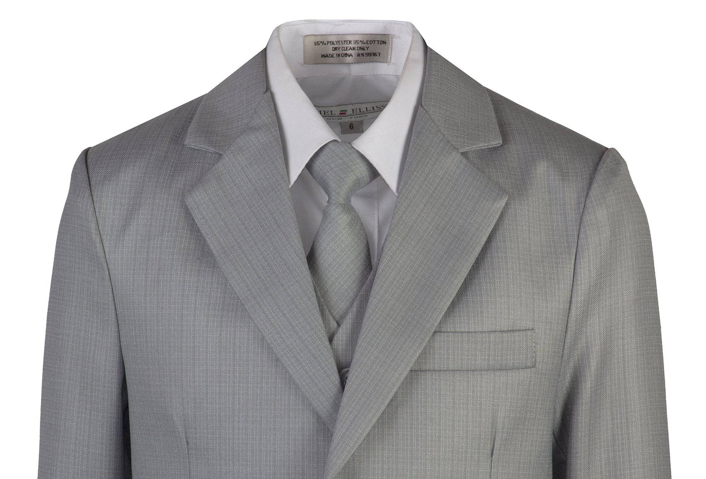 Slim Fit Classic Suit with Neck Tie by Fouger USA 