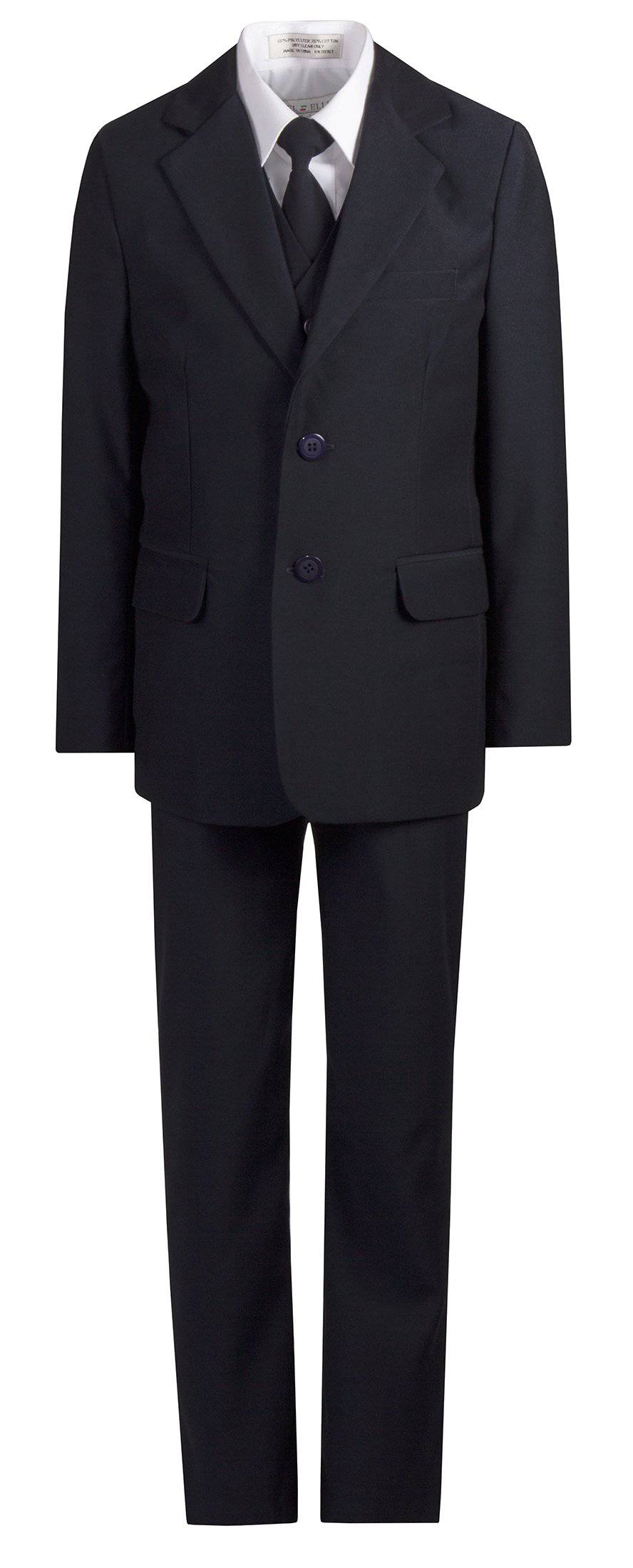 Slim Fit Classic Suit with Neck Tie by Fouger USA 