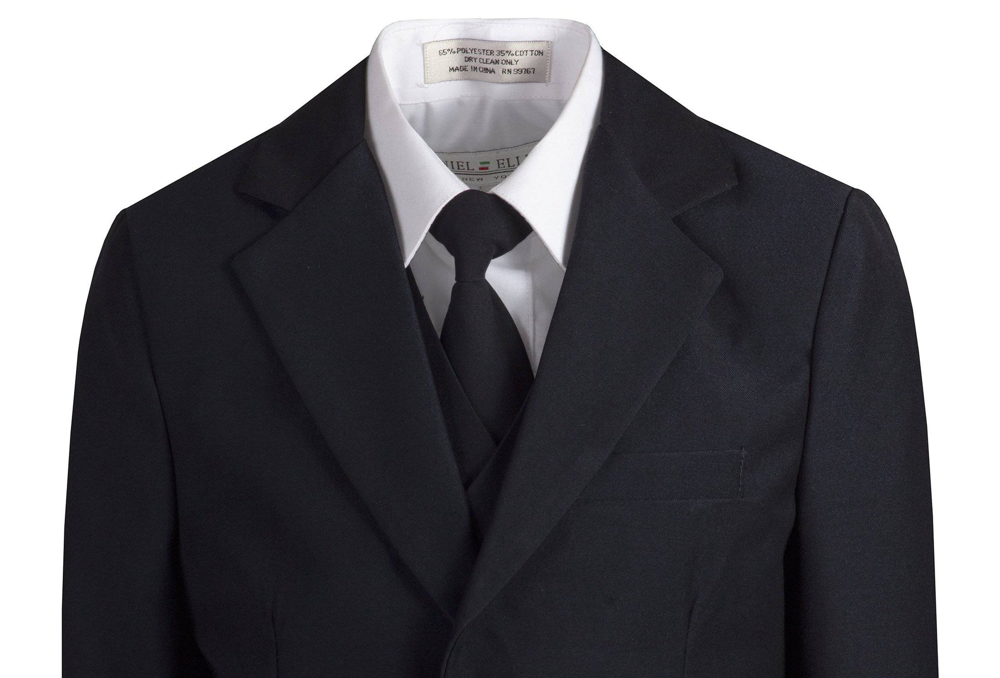 Slim Fit Classic Suit with Neck Tie by Fouger USA 