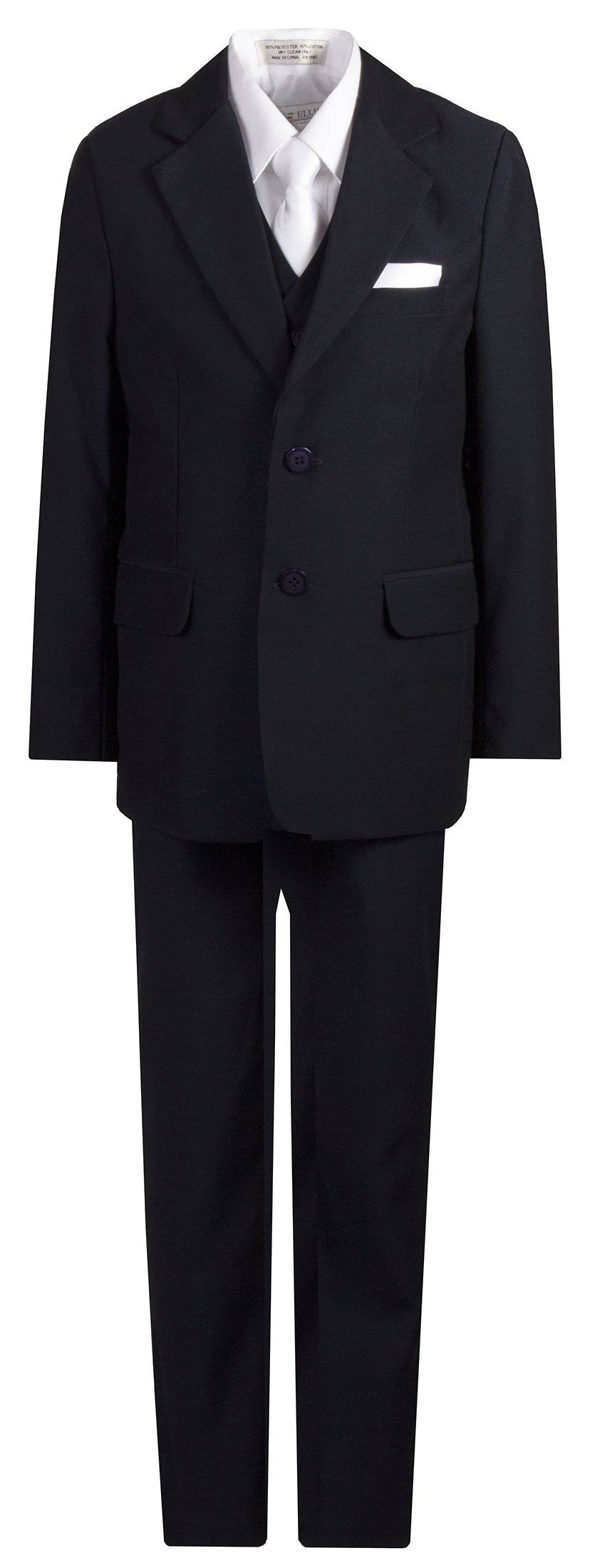 Slim Fit Classic Suit with Neck Tie by Fouger USA 