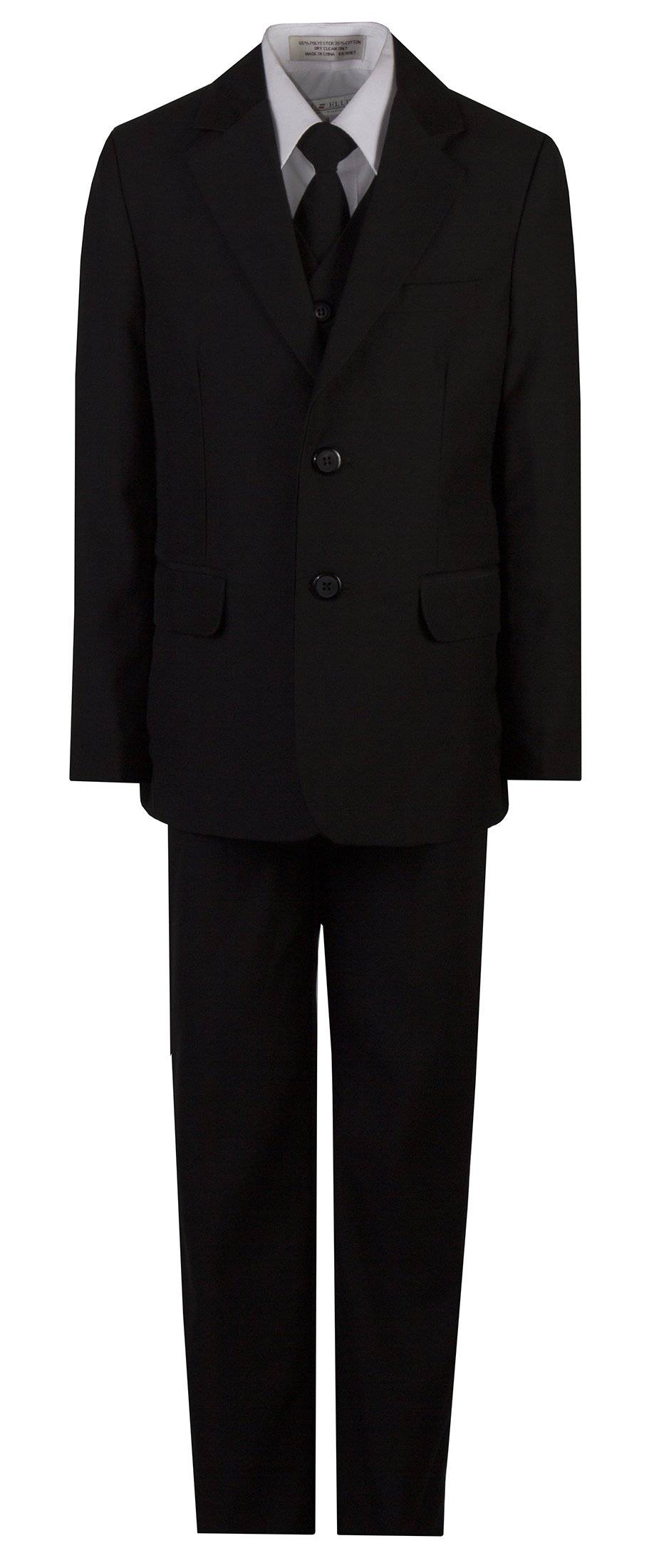 Slim Fit Classic Suit with Neck Tie by Fouger USA 