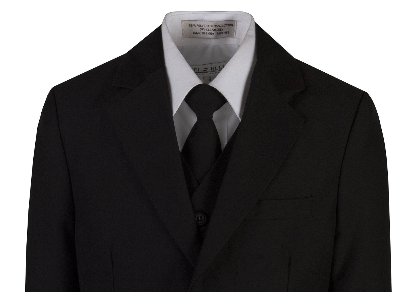 Slim Fit Classic Suit with Neck Tie by Fouger USA 