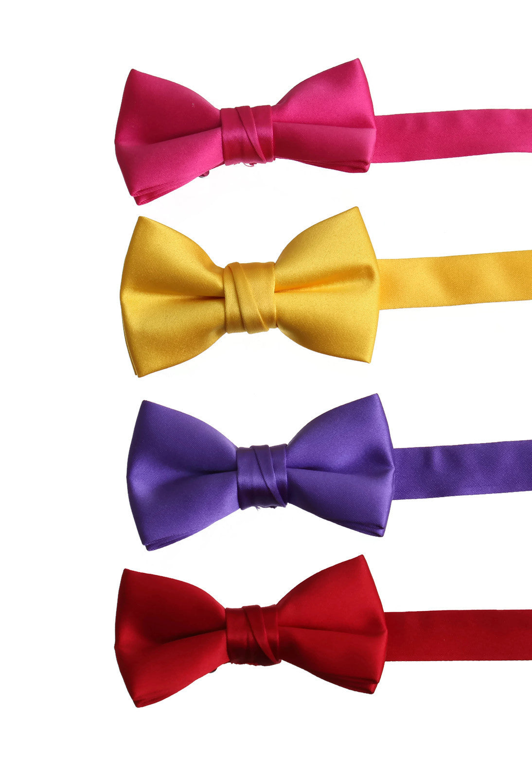 Poly-Satin Bow Ties for Weddings and Prom l Kids and Adults by Tuxedo Park 