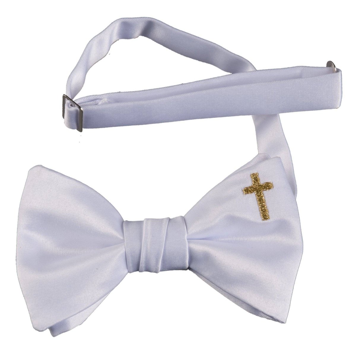 Adjustable Religious Cross Bow Tie for Boys | First Holy Communion 