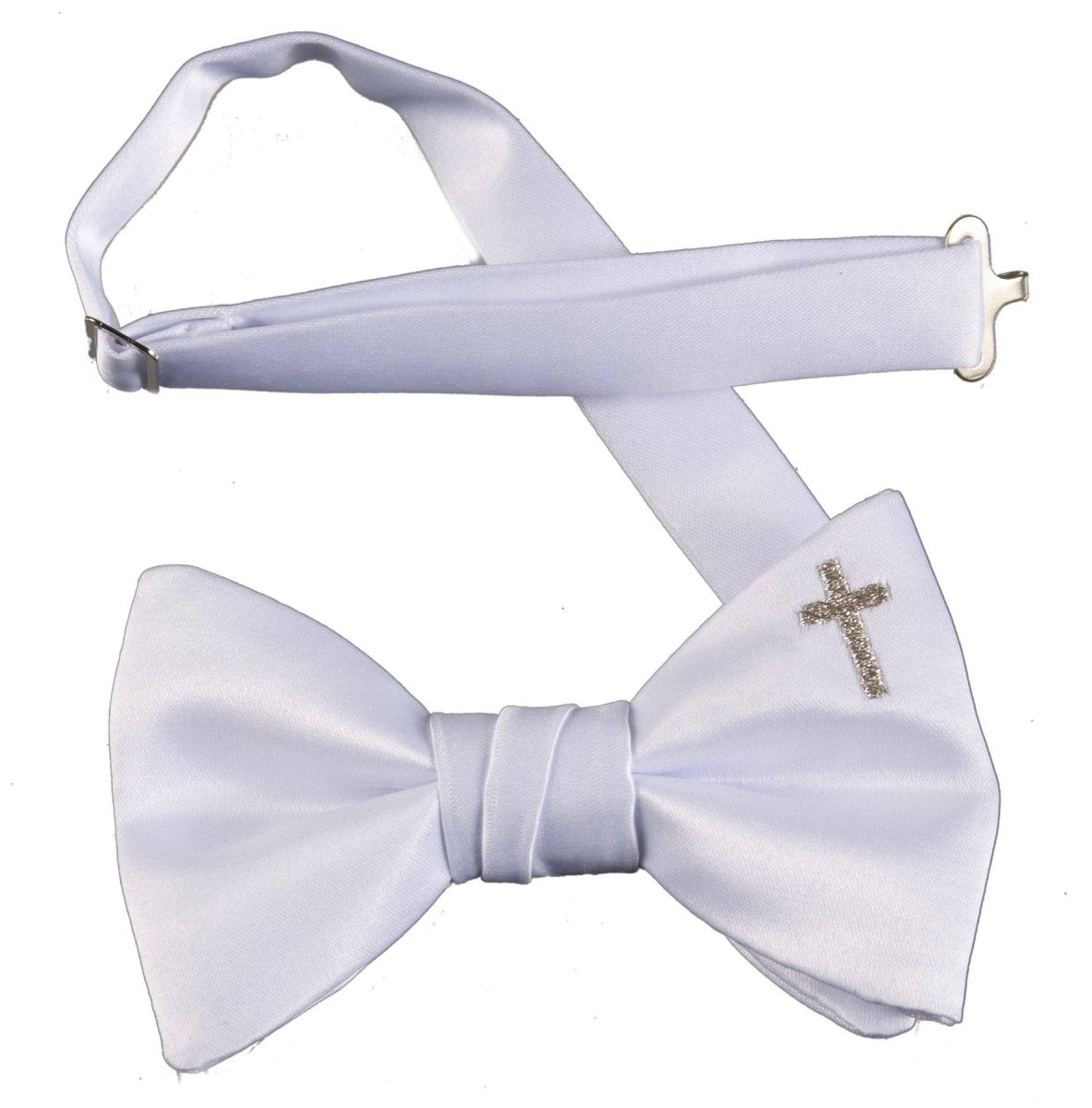 Adjustable Religious Cross Bow Tie for Boys | First Holy Communion 