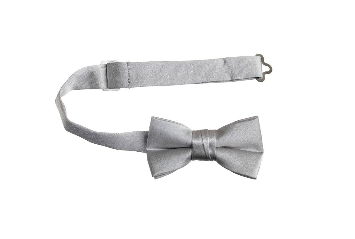 Boys and Youth Solid Poly-Satin Bow Ties for First Holy Communion 