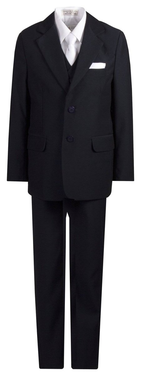 Boys 5-Piece Navy Suit Set First Holy Communion 