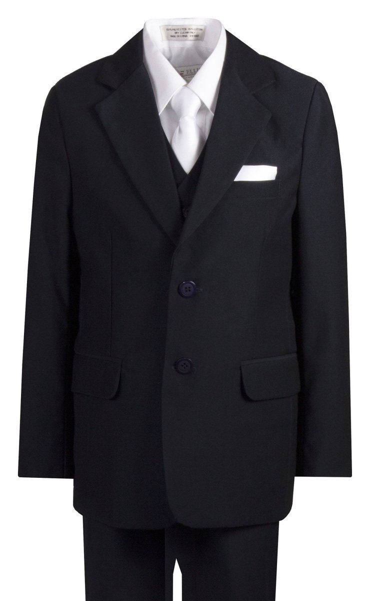 Boys 5-Piece Navy Suit Set First Holy Communion 