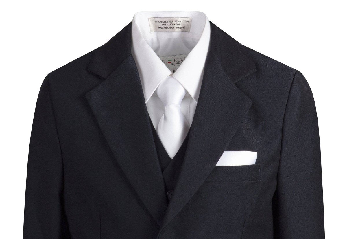 Boys 5-Piece Navy Suit Set First Holy Communion 