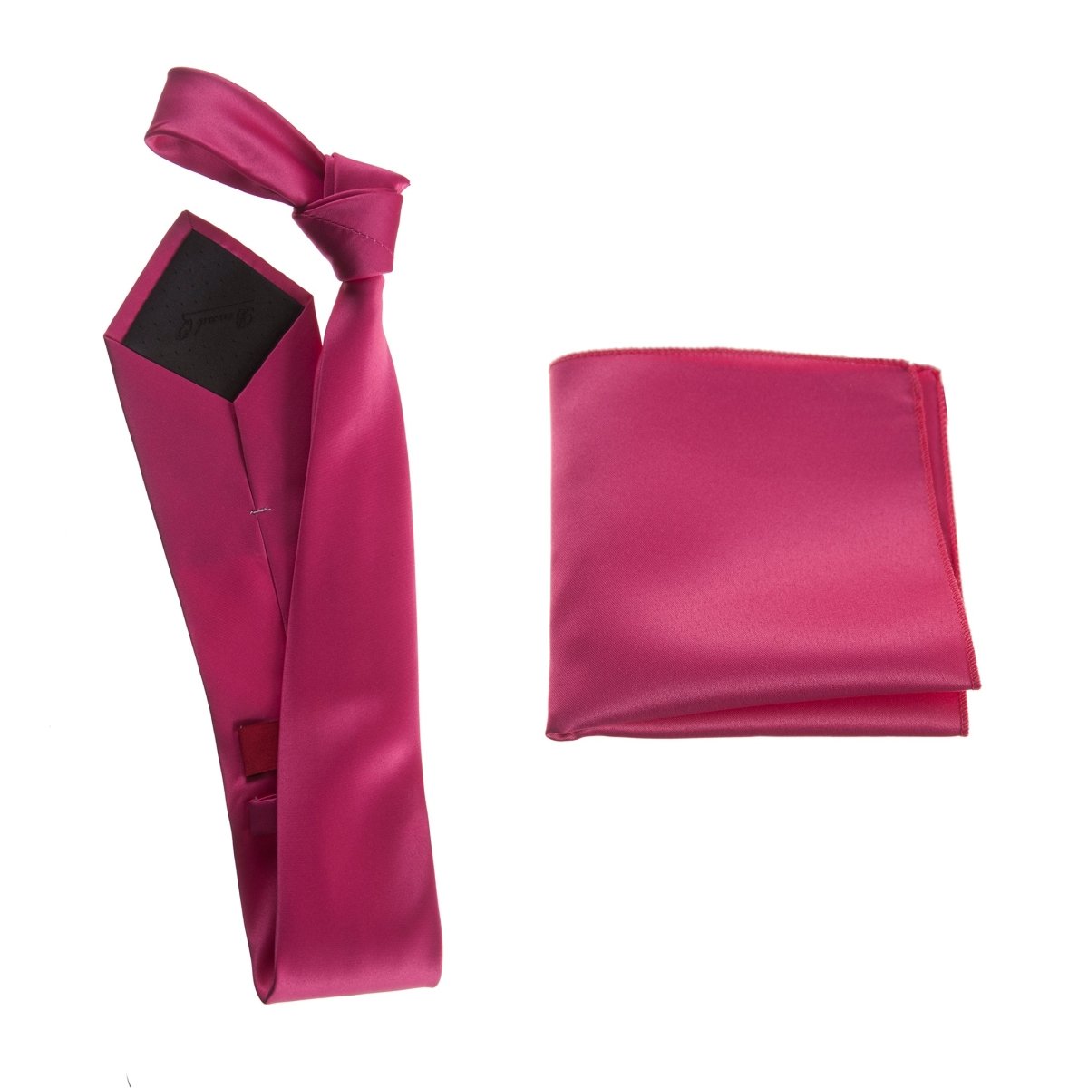 Self-Tie Windsor Necktie & Pocket Square Set | Over 30 Colors 