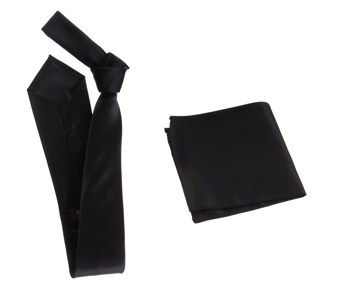 Self-Tie Windsor Necktie & Pocket Square Set | Over 30 Colors 