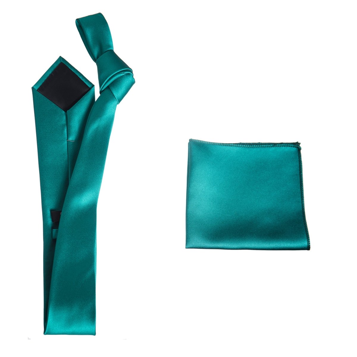 Self-Tie Windsor Necktie & Pocket Square Set | Over 30 Colors 