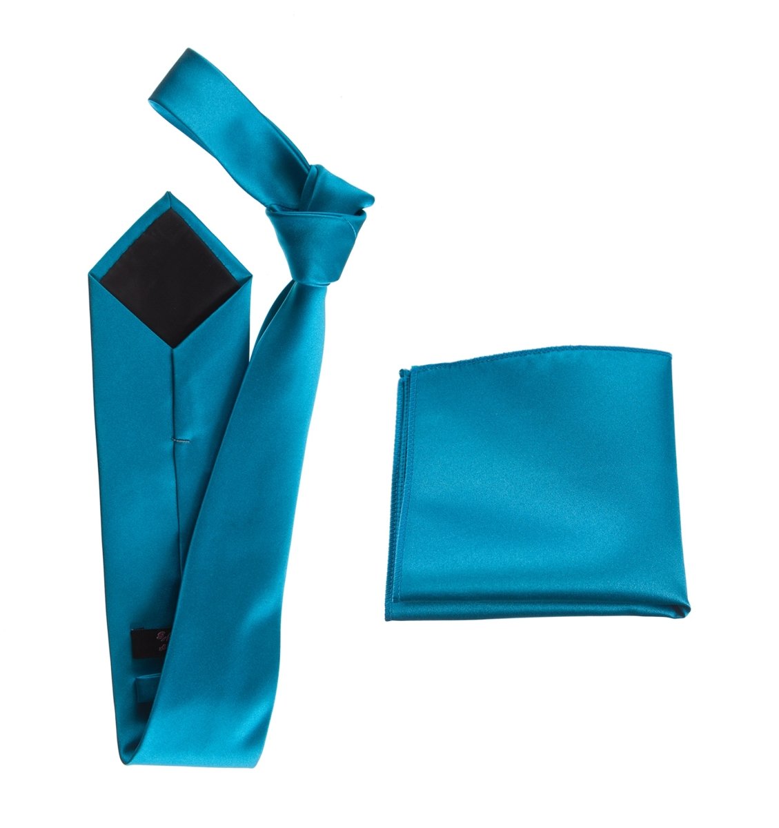 Classic Windsor Self Tie Necktie and Pocket Square - Tuxgear