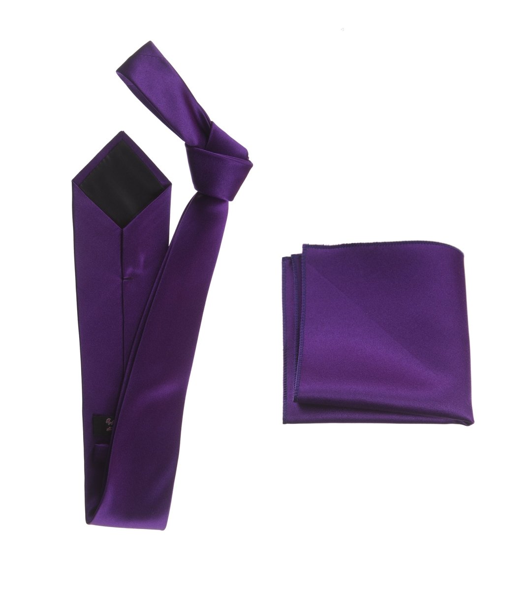 Classic Windsor Self Tie Necktie and Pocket Square - Tuxgear