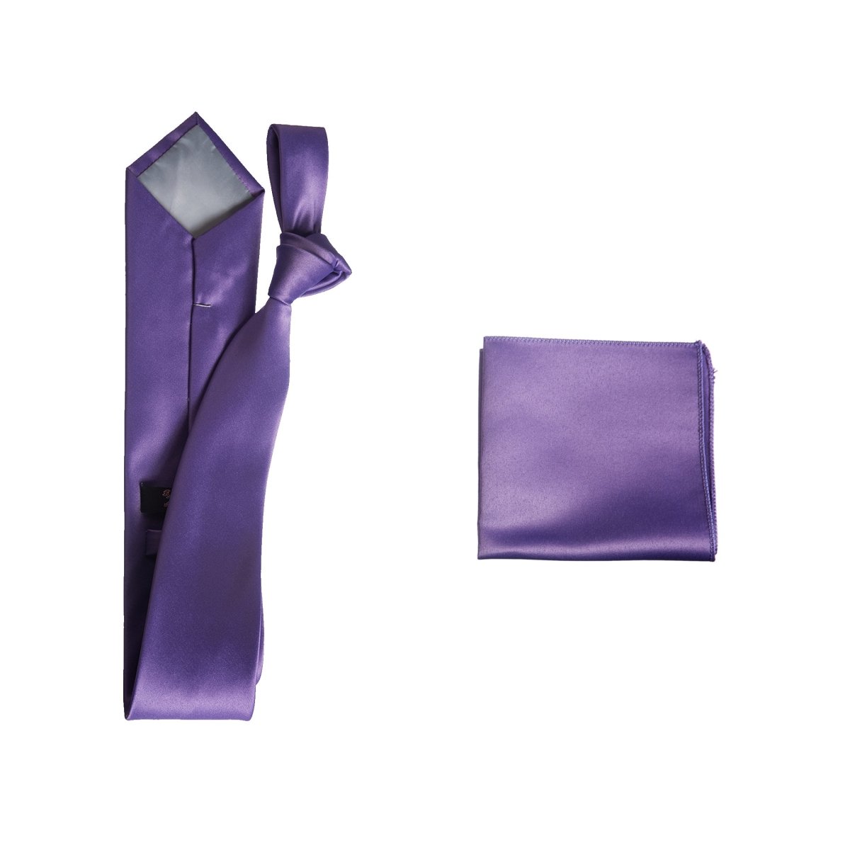 Classic Windsor Self Tie Necktie and Pocket Square - Tuxgear