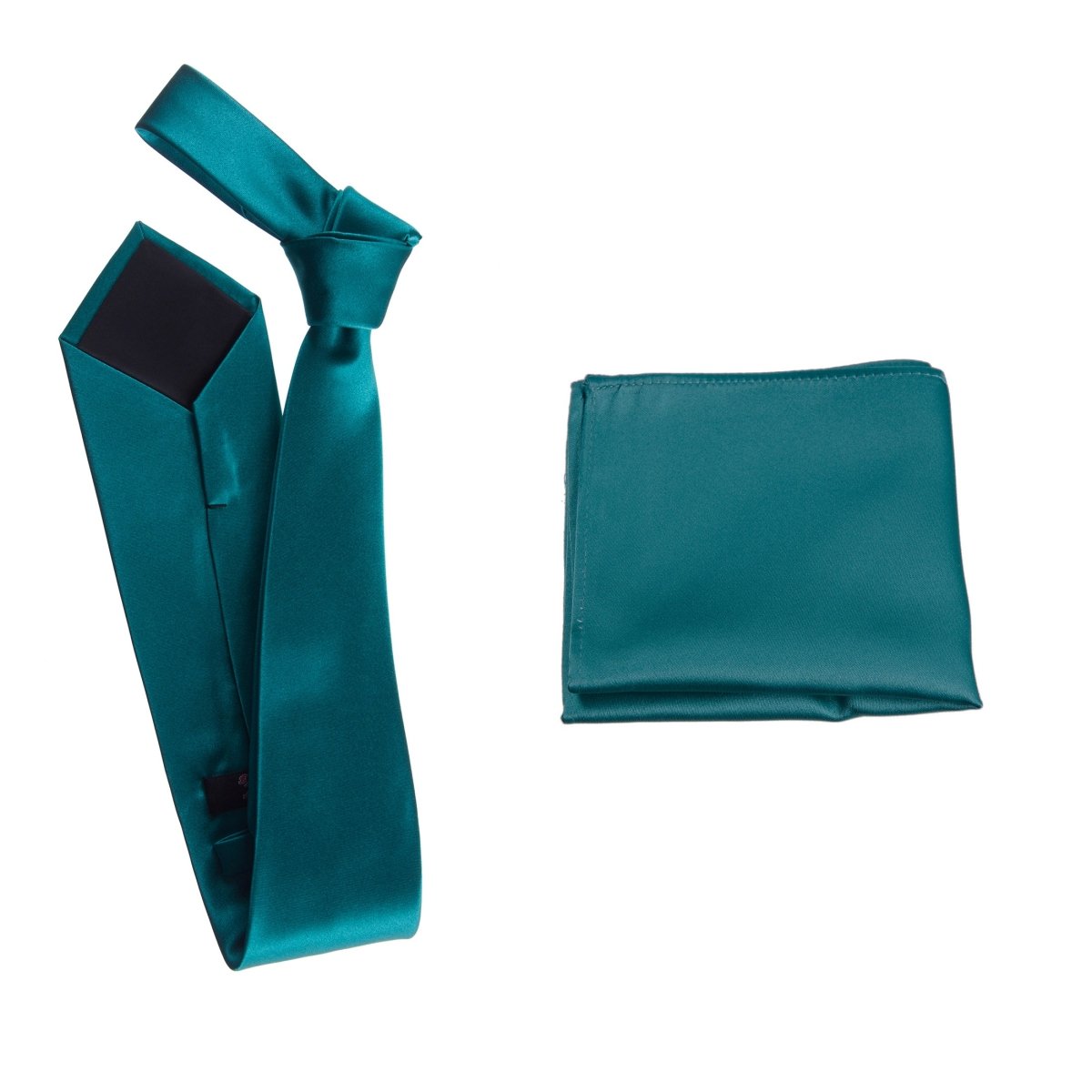 Classic Windsor Self Tie Necktie and Pocket Square - Tuxgear