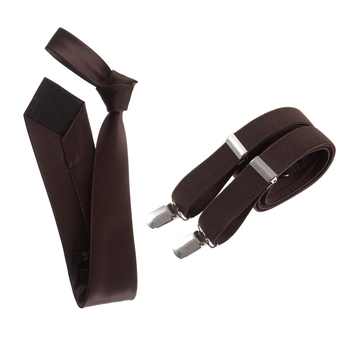 Self-Tie Windsor Necktie with Matching  Suspender - Tuxgear Inc. 