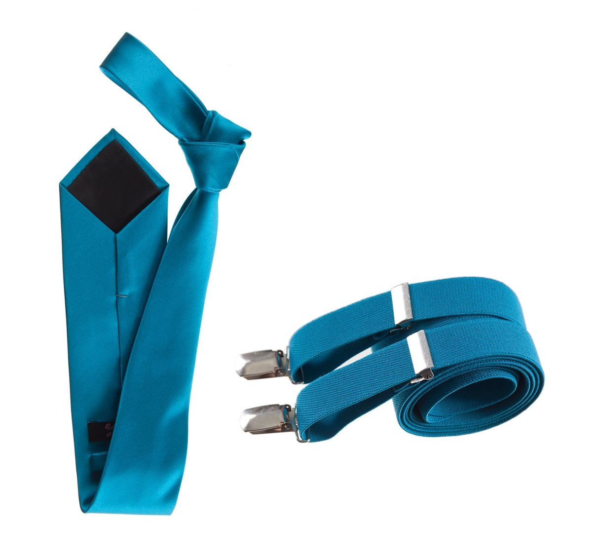 Classic Windsor Self Tie Necktie and Suspenders - Tuxgear