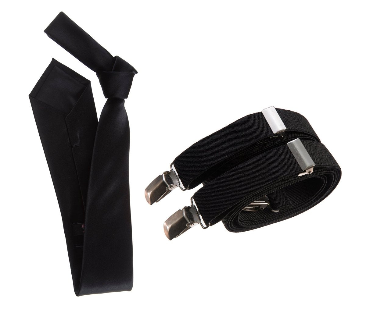 Self-Tie Windsor Necktie with Matching  Suspender - Tuxgear Inc. 