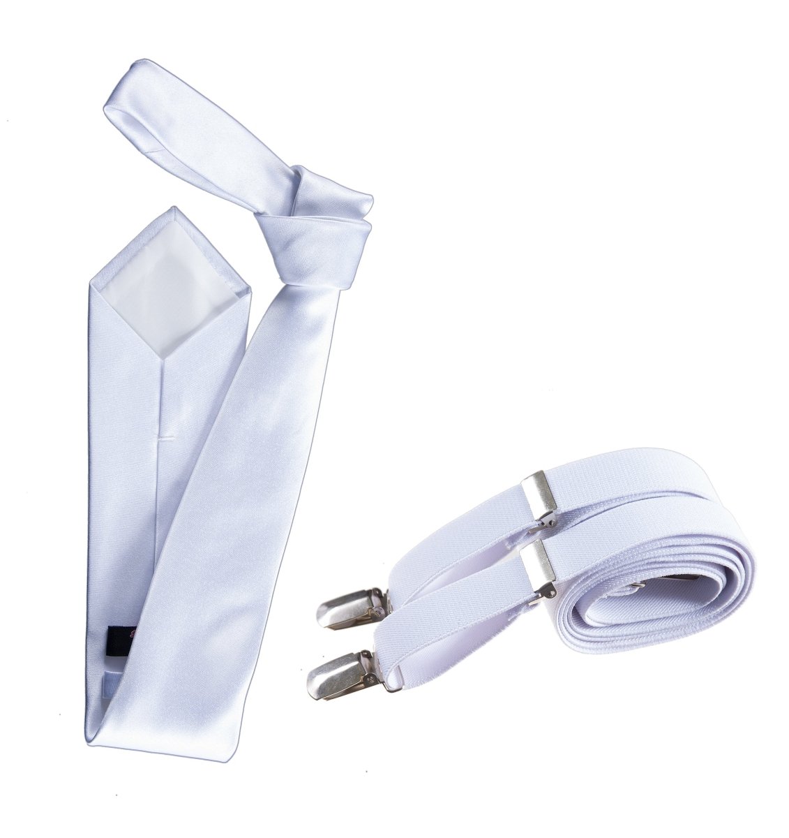 Classic Windsor Self Tie Necktie and Suspenders - Tuxgear