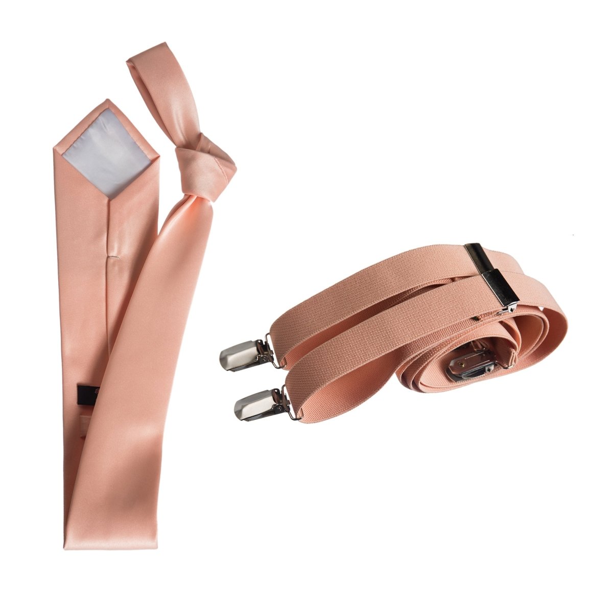 Self-Tie Windsor Necktie with Matching  Suspender - Tuxgear Inc. 