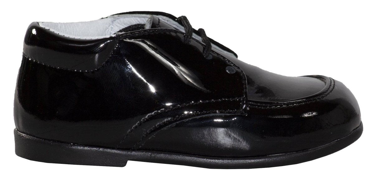 Infant Black Formal Patent Shoe - Ethan 