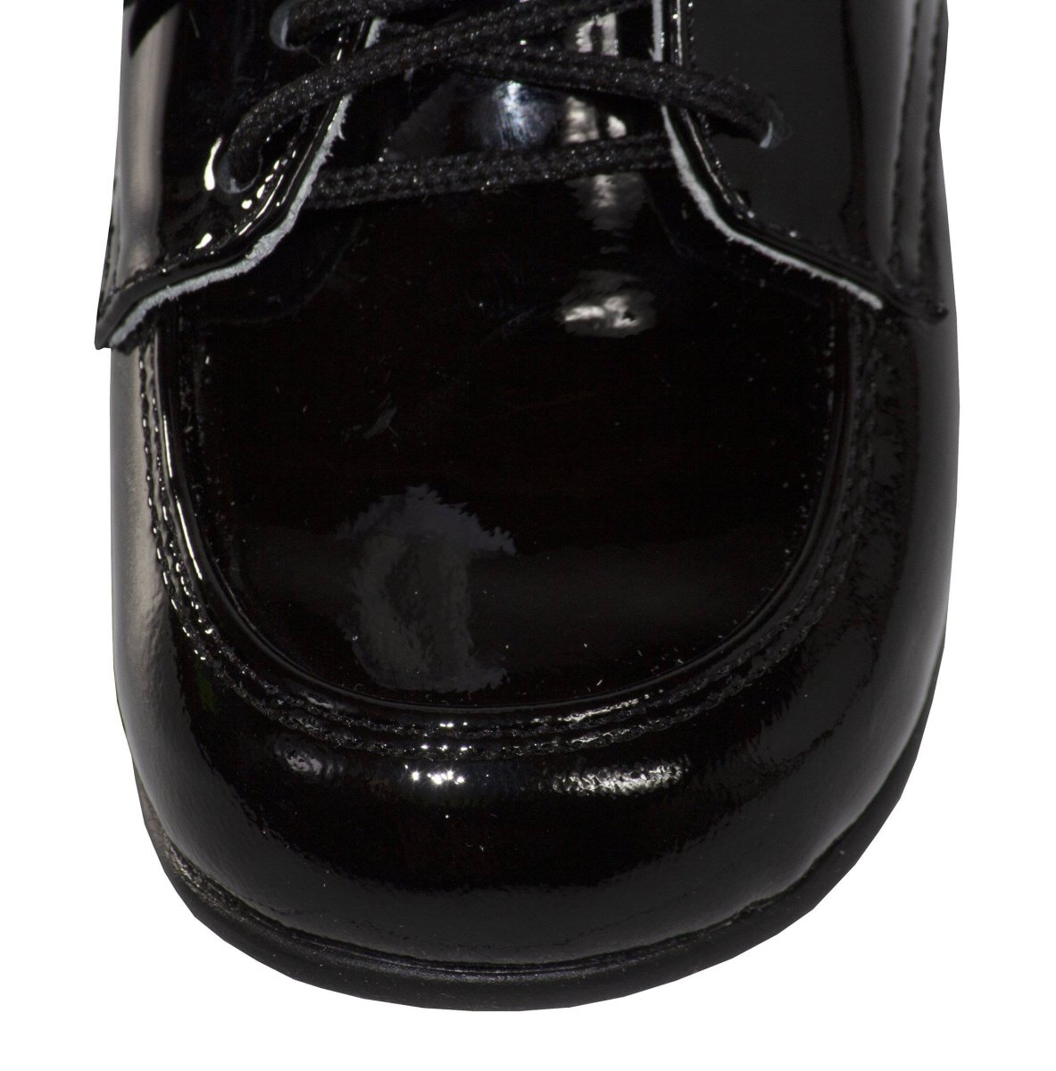 Infant Black Formal Patent Shoe - Ethan 