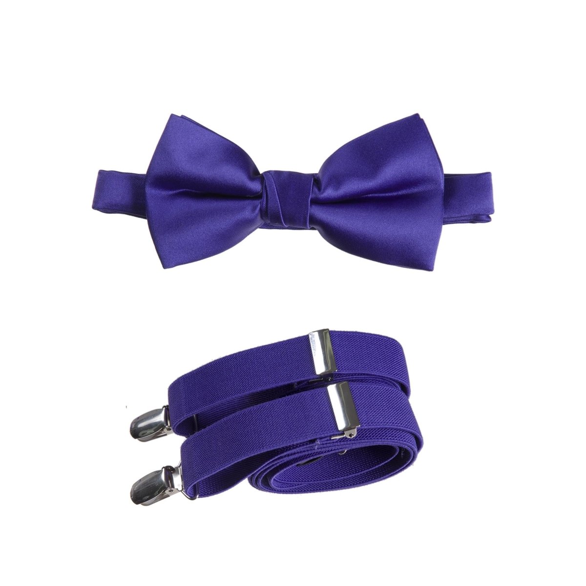 Pre-tied Bow Tie and Adjustable Stretch Suspender Sets - Tuxgear