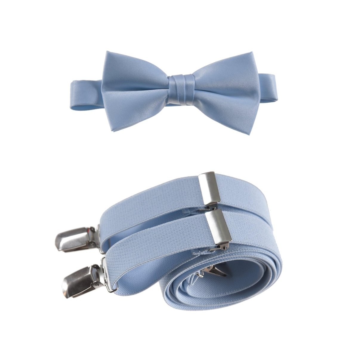 Pre-tied Bow Tie and Adjustable Stretch Suspender Sets 