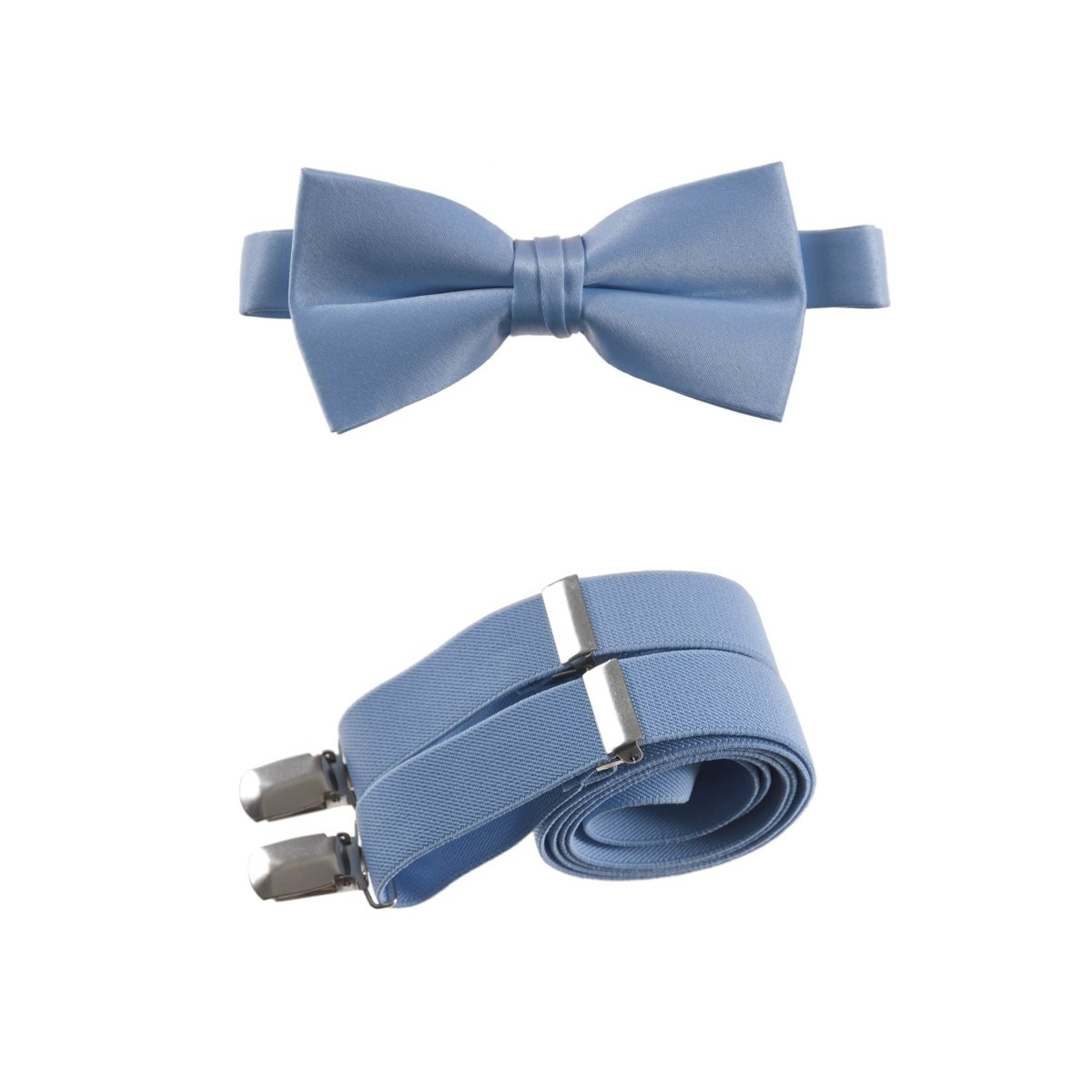 Pre-tied Bow Tie and Adjustable Stretch Suspender Sets 