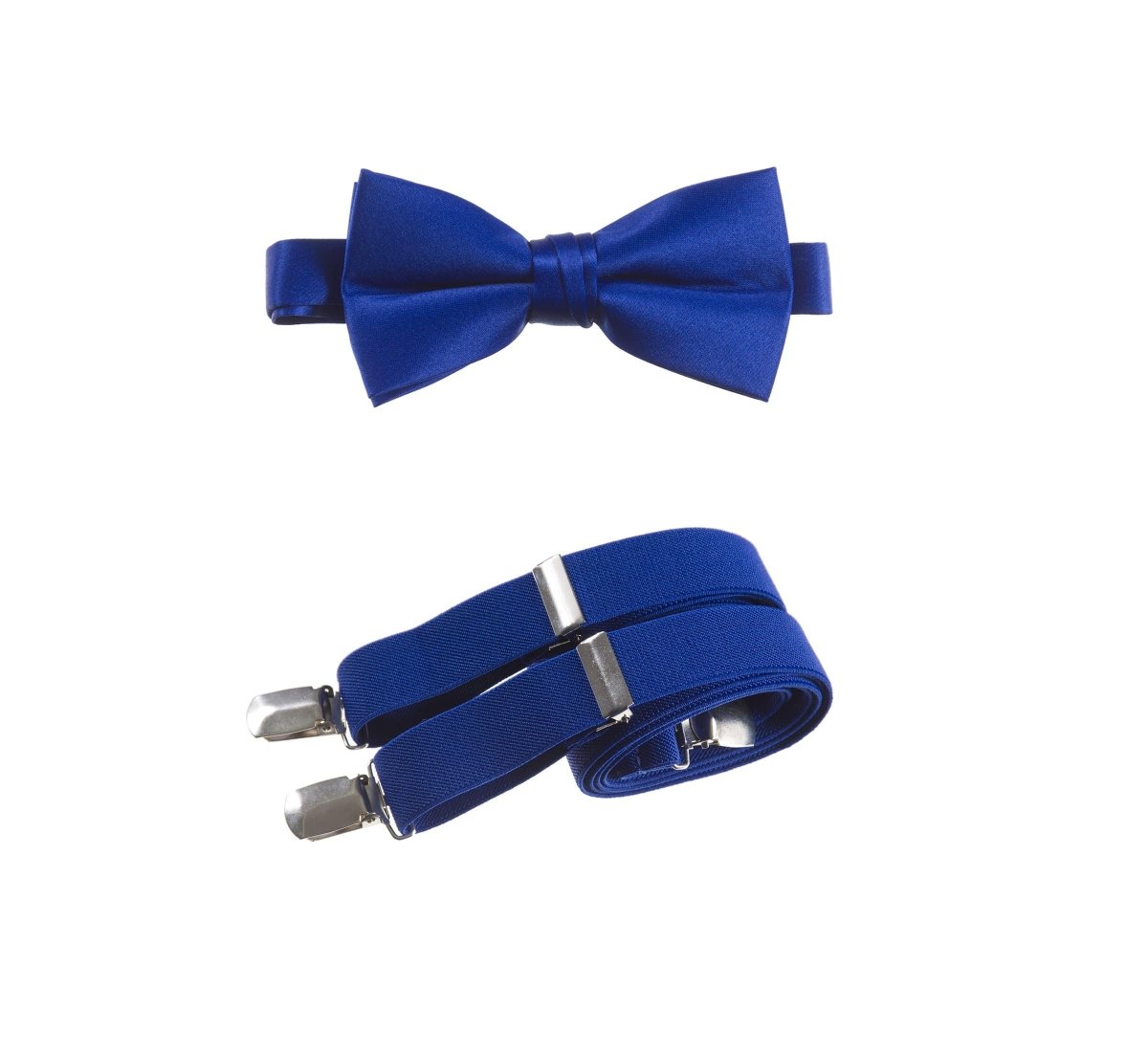 Pre-tied Bow Tie and Adjustable Stretch Suspender Sets - Tuxgear