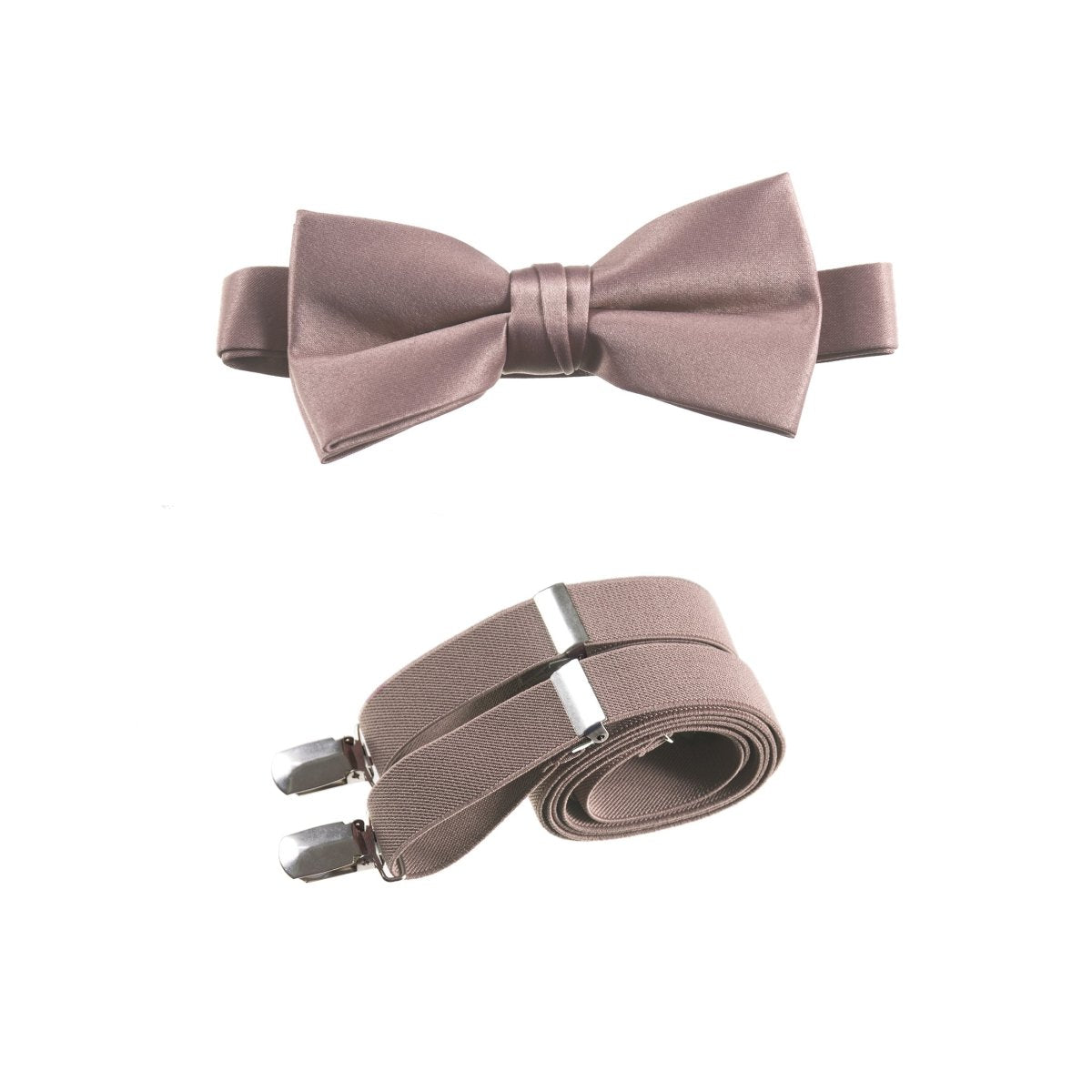 Pre-tied Bow Tie and Adjustable Stretch Suspender Sets 