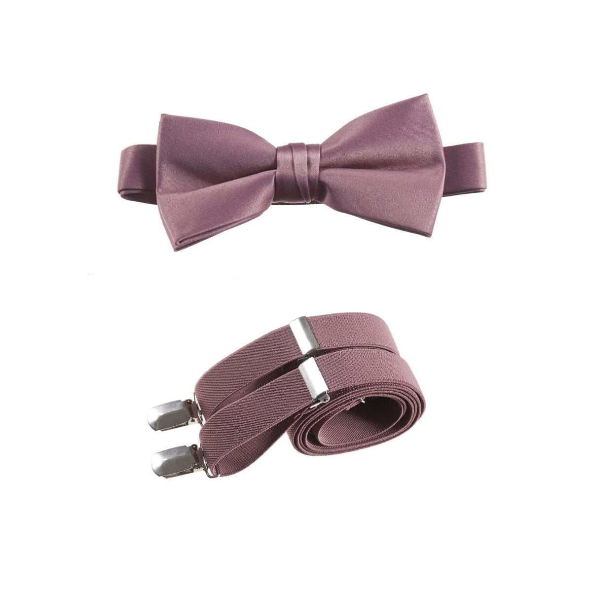 Pre-tied Bow Tie and Adjustable Stretch Suspender Sets - Tuxgear