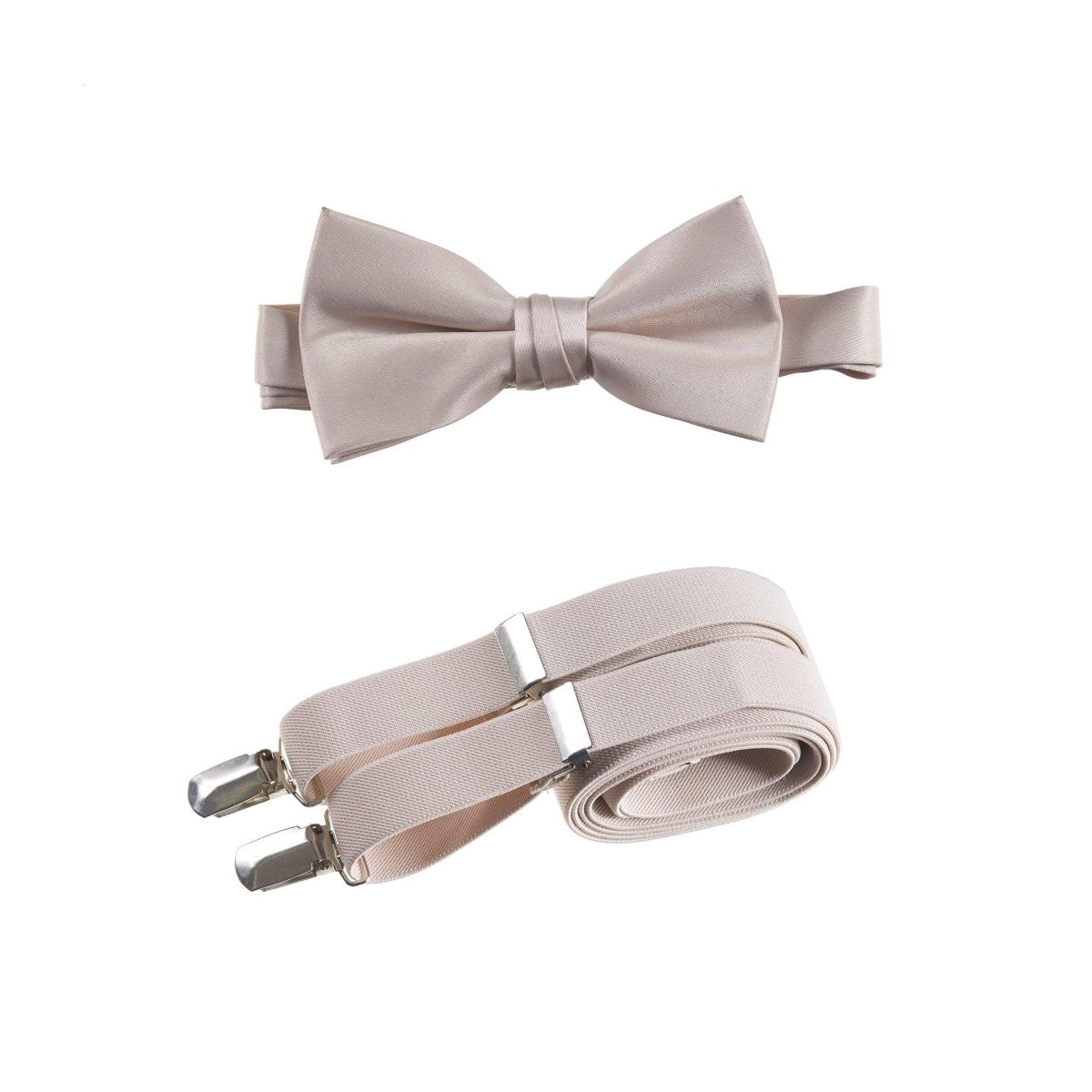 Pre-tied Bow Tie and Adjustable Stretch Suspender Sets 