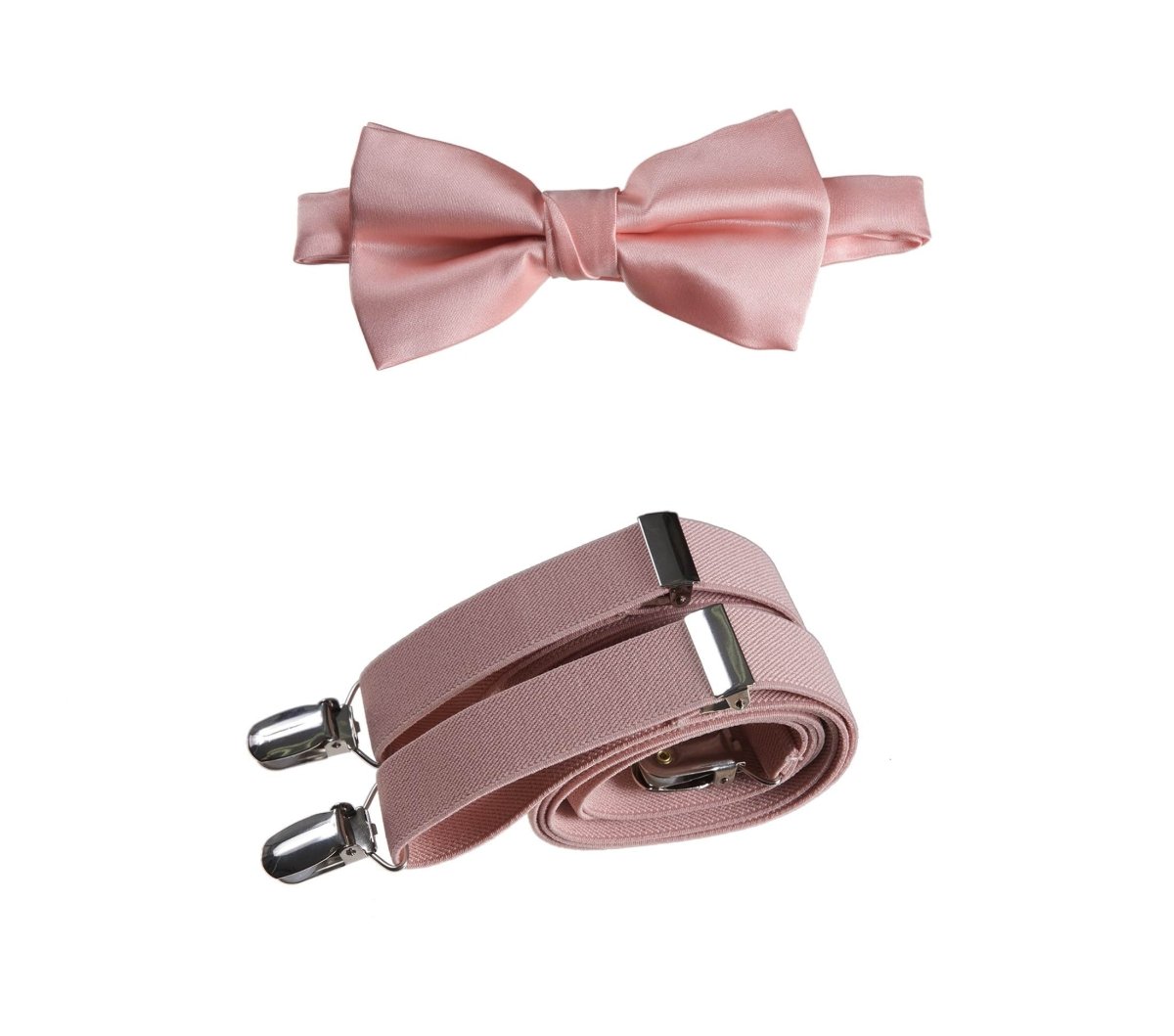 Pre-tied Bow Tie and Adjustable Stretch Suspender Sets - Tuxgear