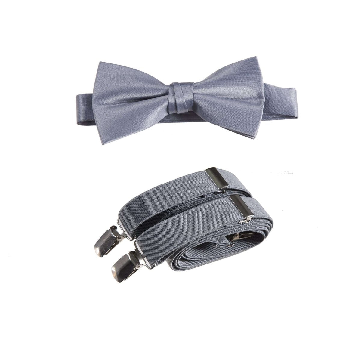 Pre-tied Bow Tie and Adjustable Stretch Suspender Sets 