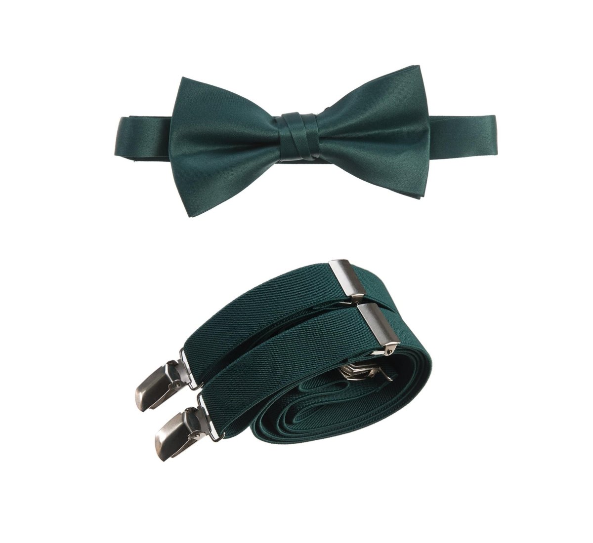 Pre-tied Bow Tie and Adjustable Stretch Suspender Sets 