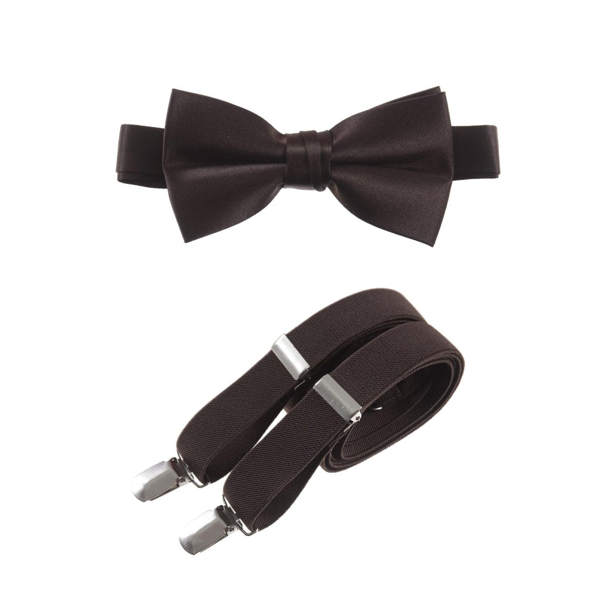 Pre-tied Bow Tie and Adjustable Stretch Suspender Sets 