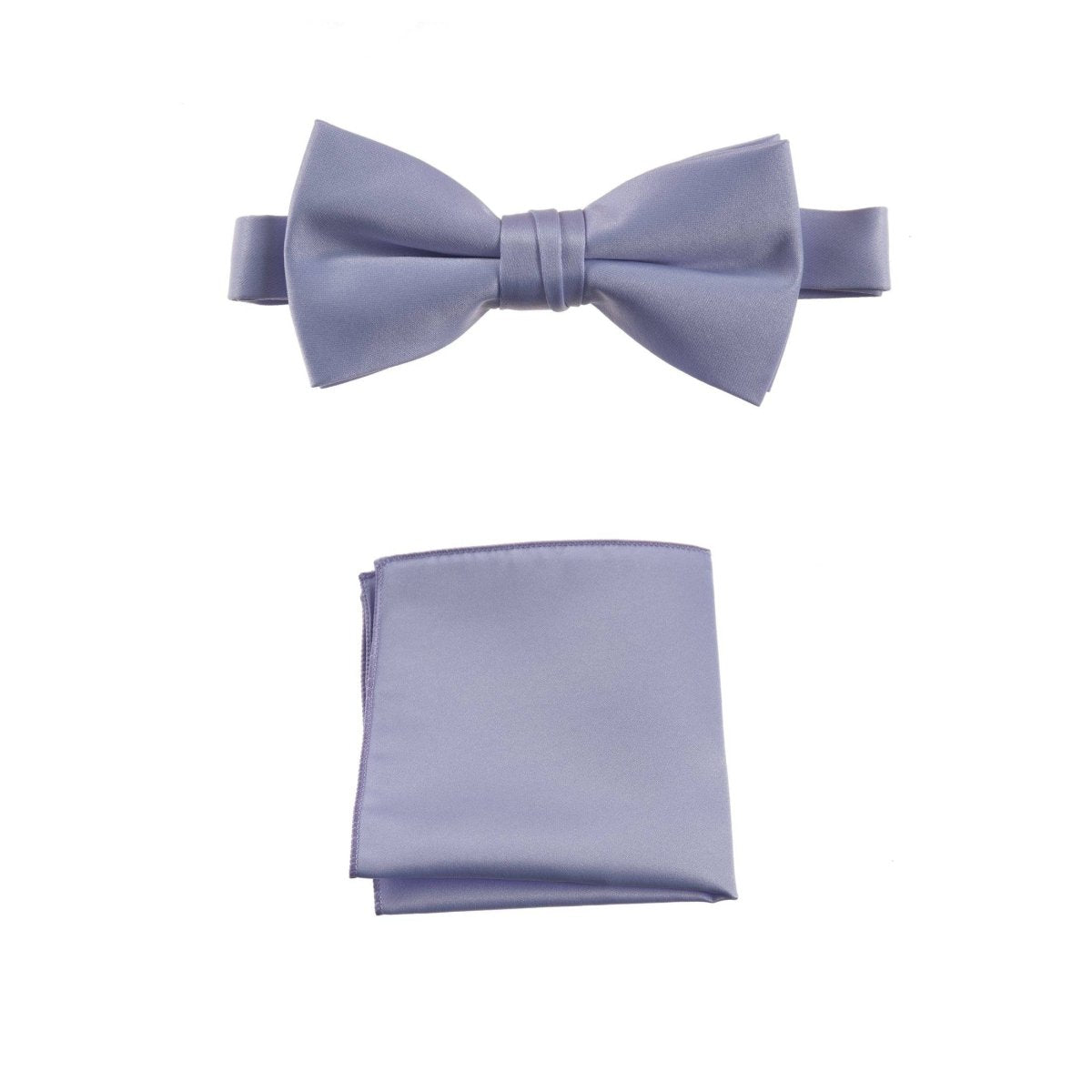 Pre-tied Bow Tie and Pocket Square Handkerchief Sets 