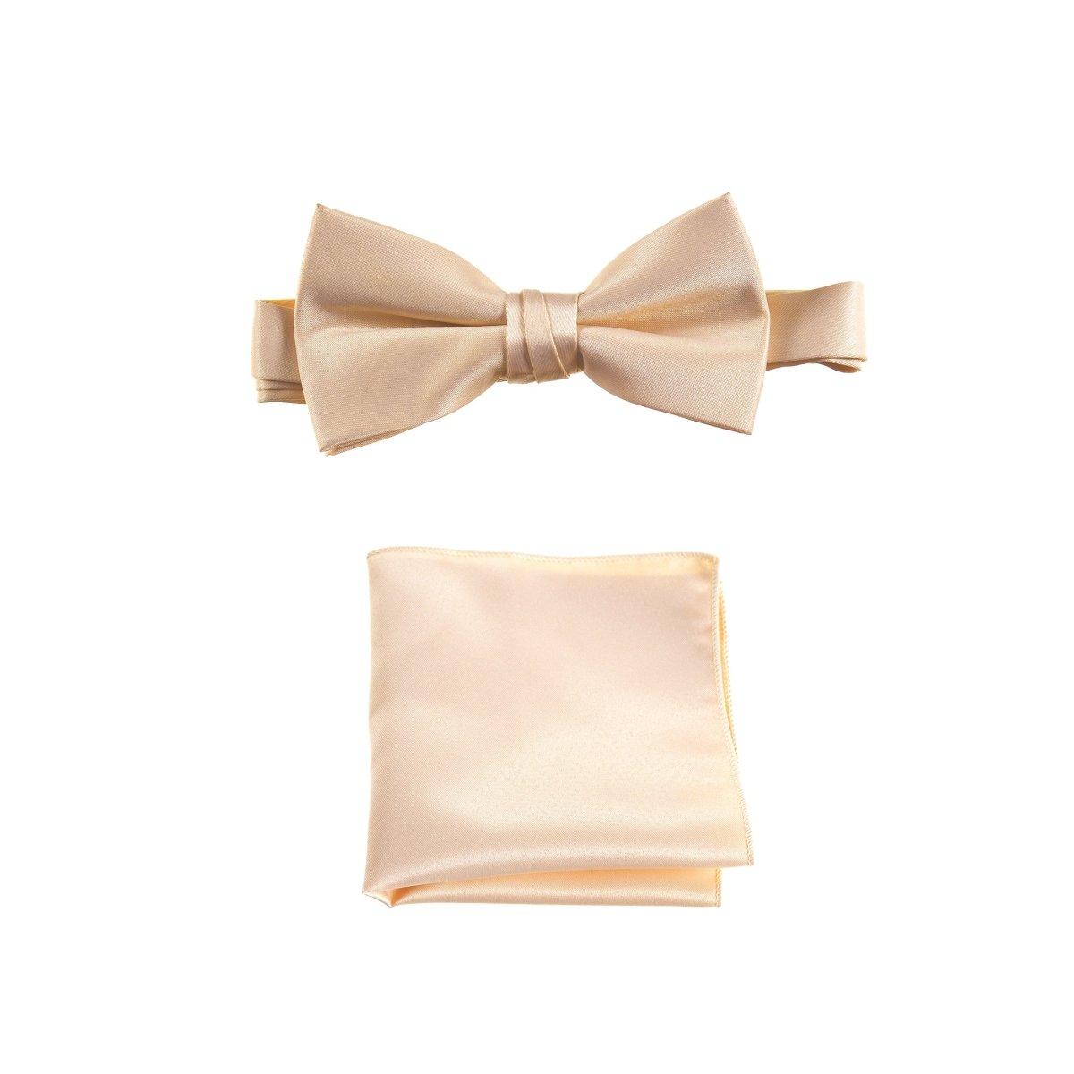 Pre-tied Bow Tie and Pocket Square Handkerchief Sets - Tuxgear